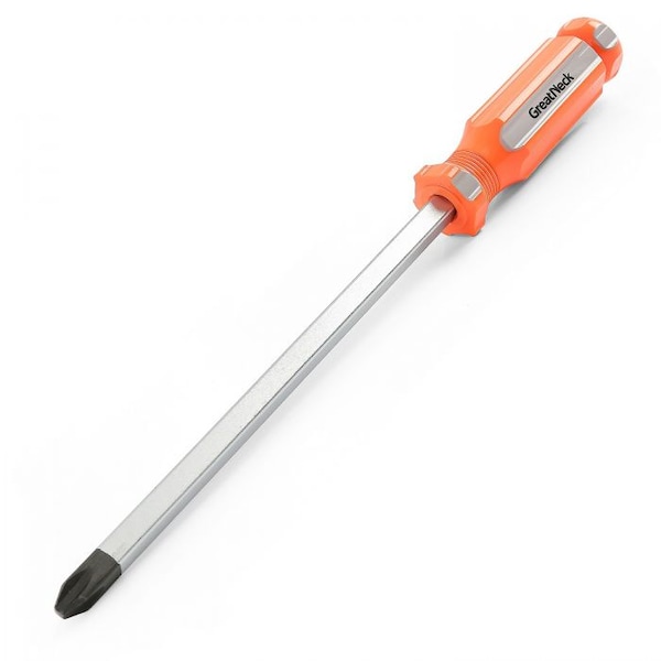 Great Neck 4 x 8 Inch Phillips Square Shank Screwdriver 73144 Zoro